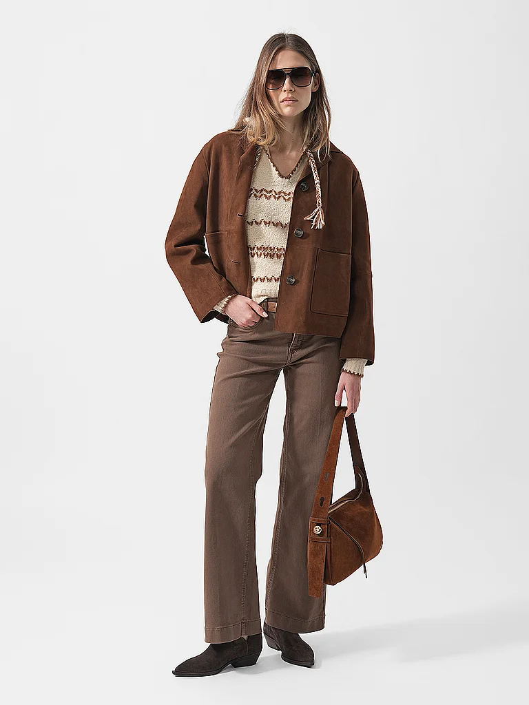 Tory Burch Romy Shoulder Bag Caramel 4